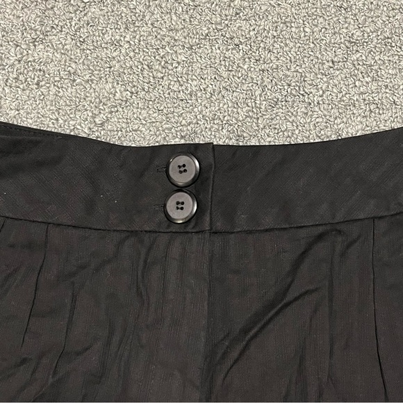 LA Blues Shorts Womens Size 16 Black Striped Stretch Cuffed High Waisted Retro - Picture 5 of 10